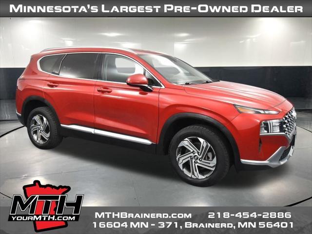 used 2021 Hyundai Santa Fe car, priced at $18,993
