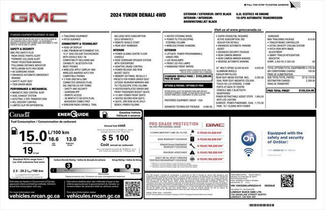 used 2024 GMC Yukon car, priced at $76,899
