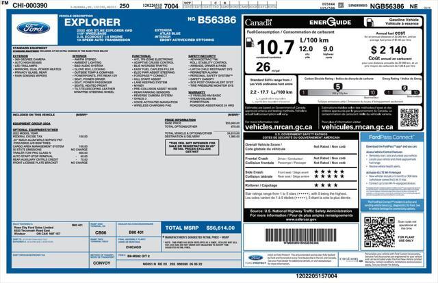 used 2022 Ford Explorer car, priced at $35,993