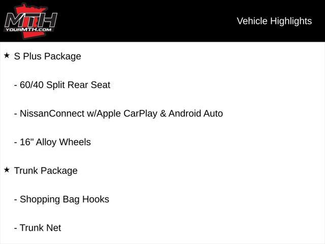 used 2024 Nissan Versa car, priced at $16,699