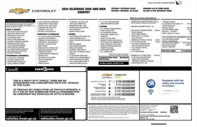 used 2024 Chevrolet Silverado 3500 car, priced at $69,993