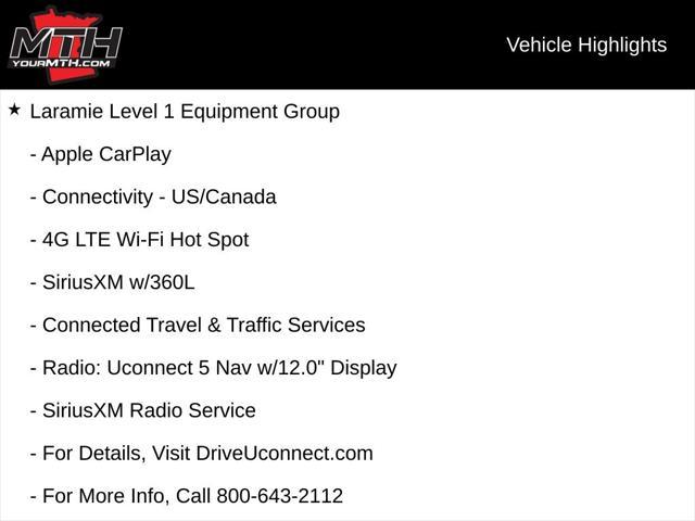 used 2024 Ram 1500 car, priced at $43,199