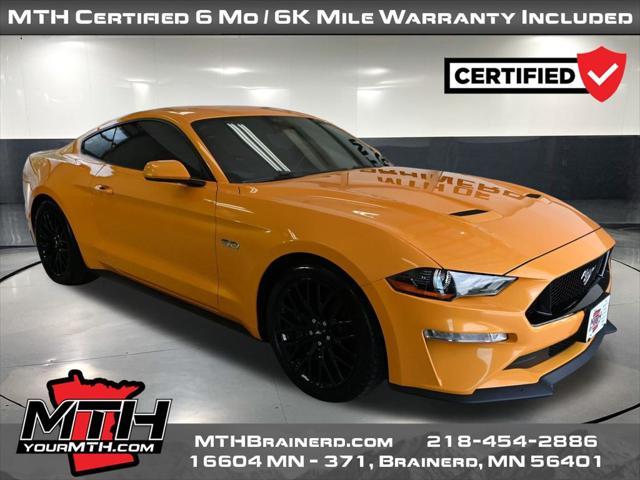 used 2022 Ford Mustang car, priced at $34,500