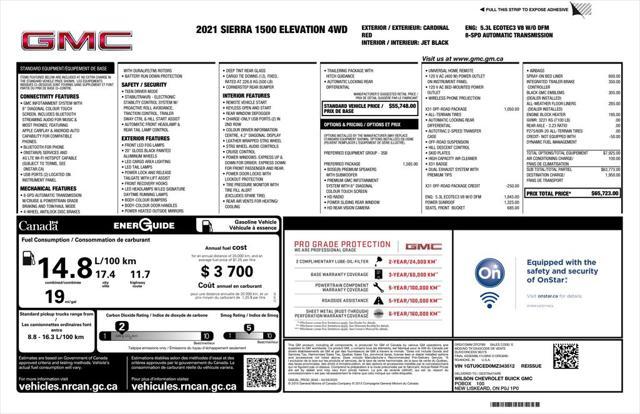 used 2021 GMC Sierra 1500 car, priced at $39,993
