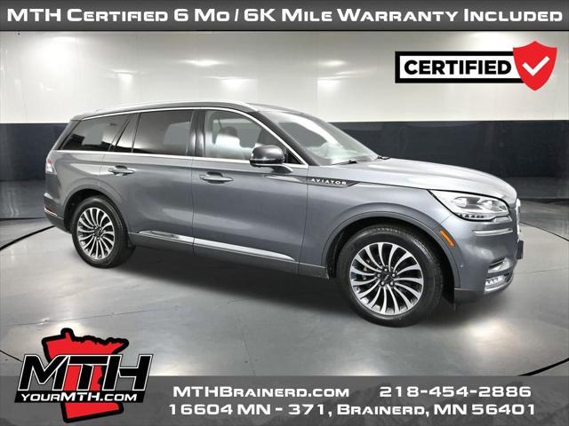 used 2021 Lincoln Aviator car, priced at $43,993