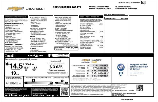 used 2023 Chevrolet Suburban car, priced at $63,899
