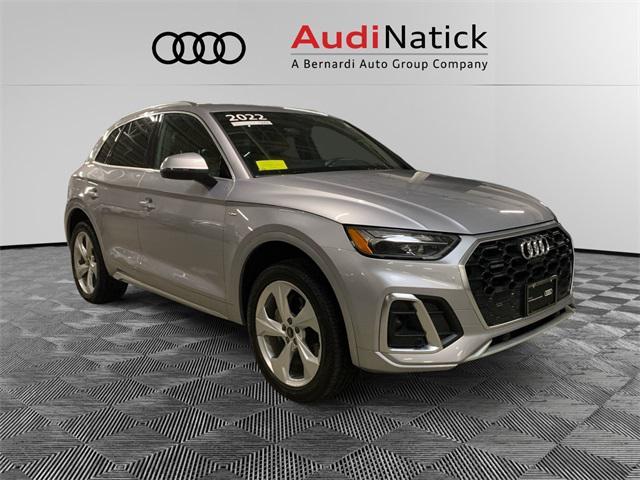 used 2022 Audi Q5 car, priced at $37,600