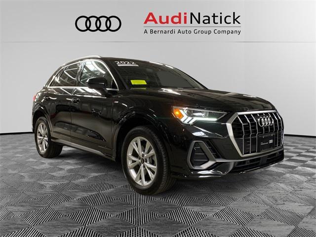 used 2022 Audi Q3 car, priced at $30,500