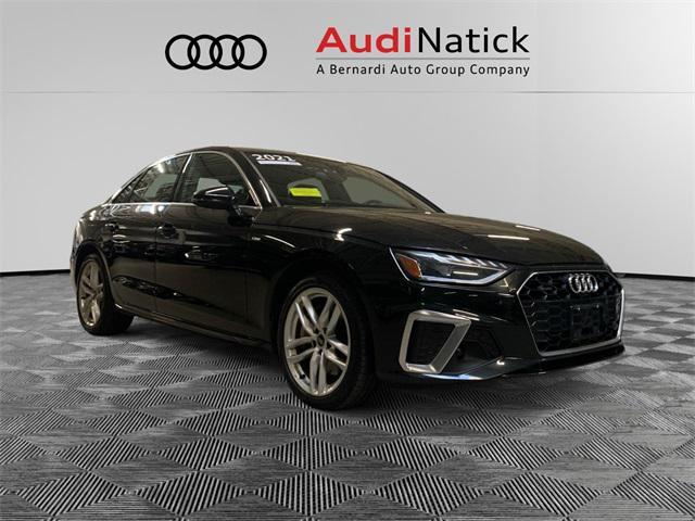 used 2021 Audi A4 car, priced at $27,500