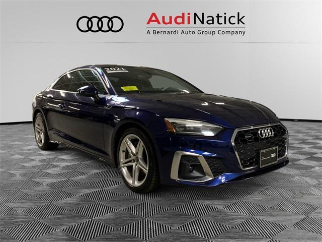 used 2021 Audi A5 car, priced at $29,600