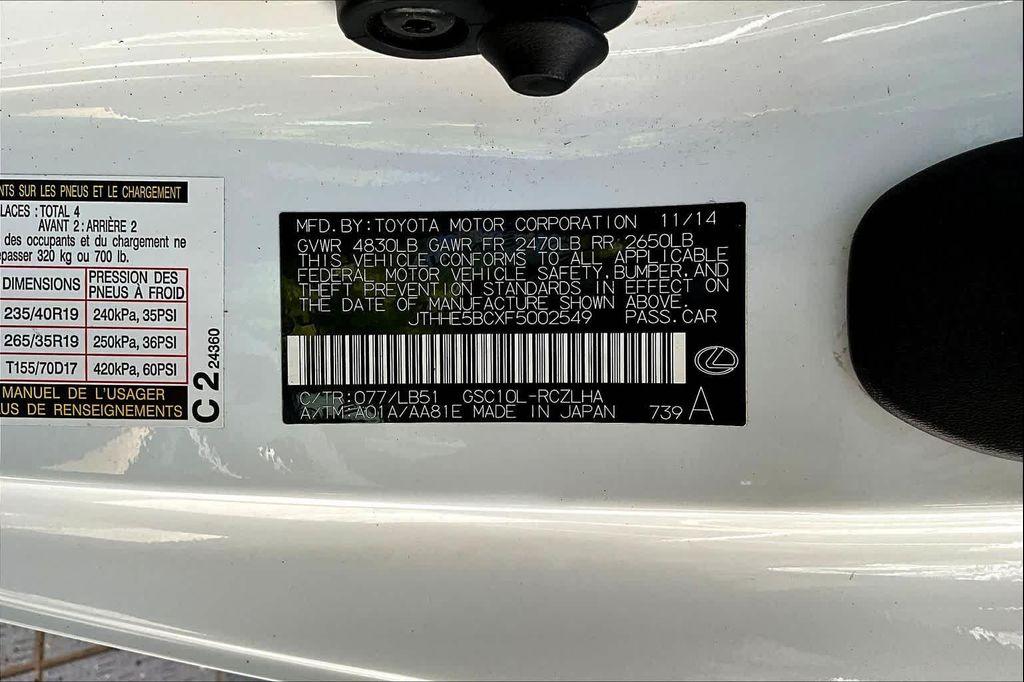 used 2015 Lexus RC 350 car, priced at $25,871