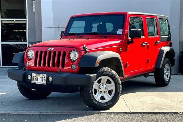 used 2017 Jeep Wrangler Unlimited car, priced at $22,881