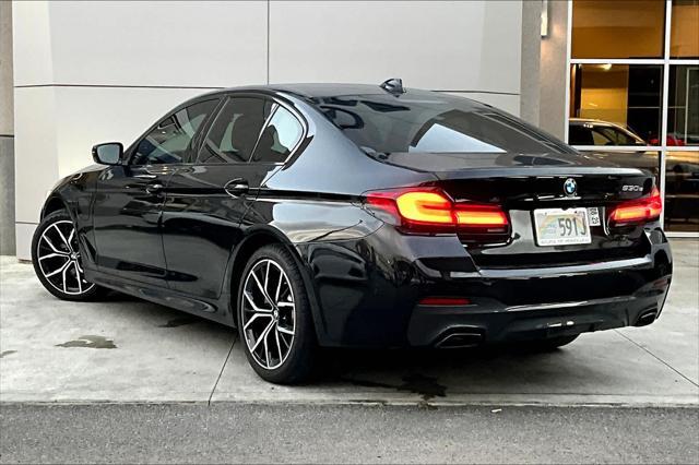 used 2021 BMW 530e car, priced at $31,981