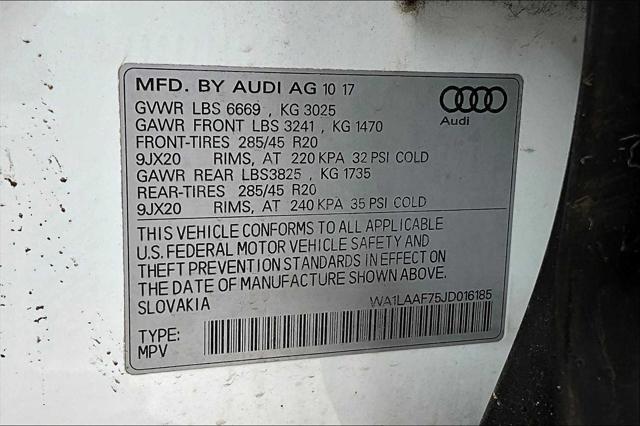 used 2018 Audi Q7 car, priced at $20,961