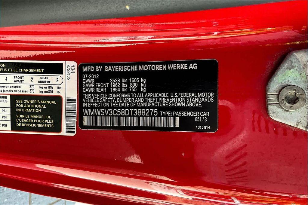 used 2013 MINI Hardtop car, priced at $8,441