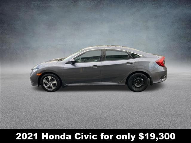 used 2021 Honda Civic car, priced at $19,300