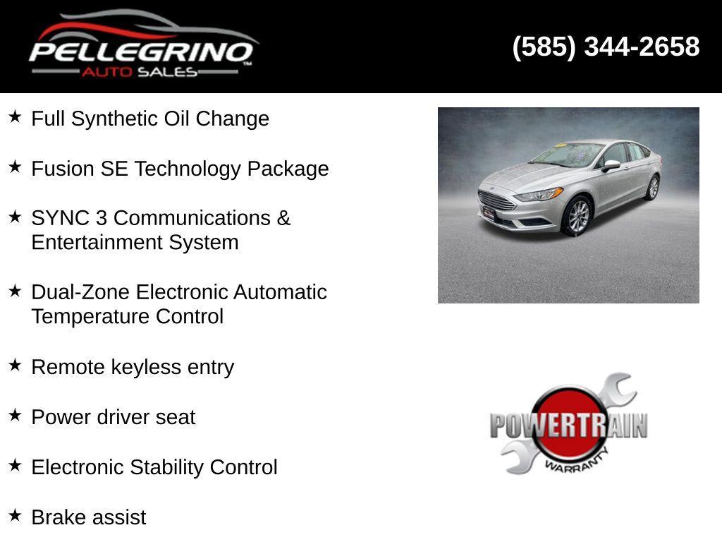 used 2017 Ford Fusion car, priced at $13,000