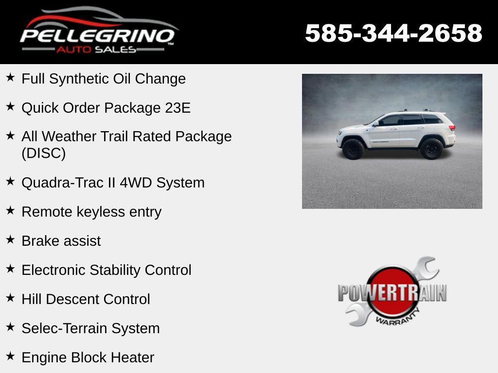 used 2017 Jeep Grand Cherokee car, priced at $16,800