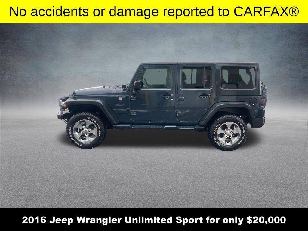 used 2016 Jeep Wrangler Unlimited car, priced at $20,000