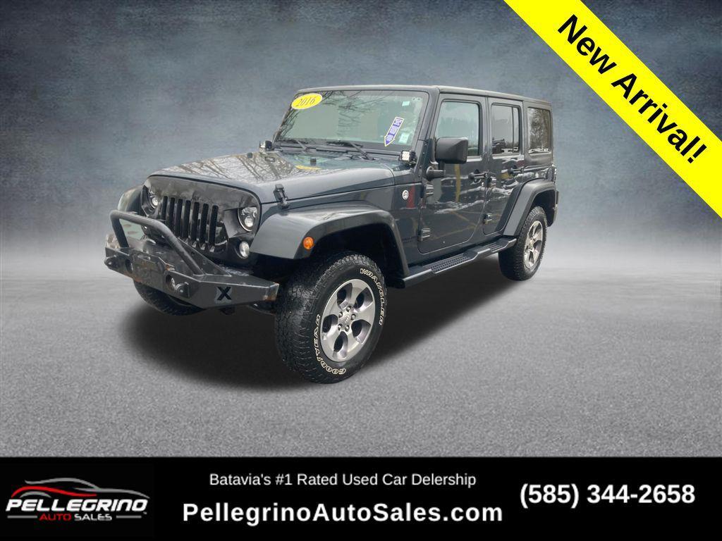 used 2016 Jeep Wrangler Unlimited car, priced at $20,000