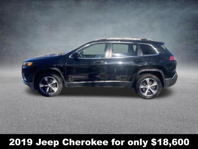 used 2019 Jeep Cherokee car, priced at $18,600