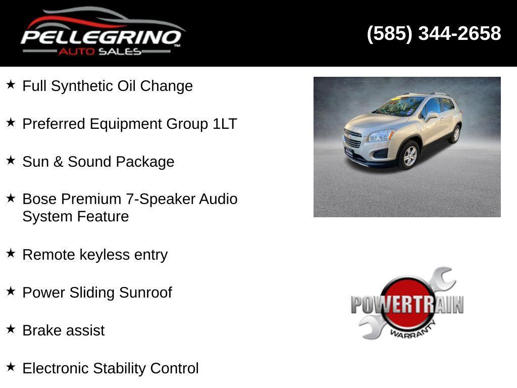 used 2016 Chevrolet Trax car, priced at $12,000