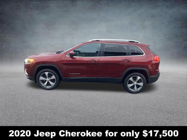 used 2020 Jeep Cherokee car, priced at $17,300