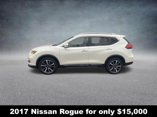 used 2017 Nissan Rogue car, priced at $15,000