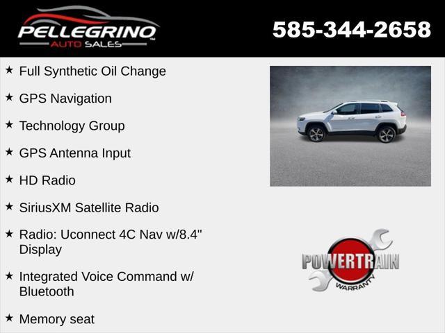 used 2020 Jeep Cherokee car, priced at $19,000