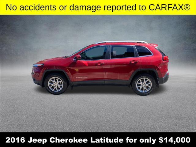 used 2016 Jeep Cherokee car, priced at $14,000