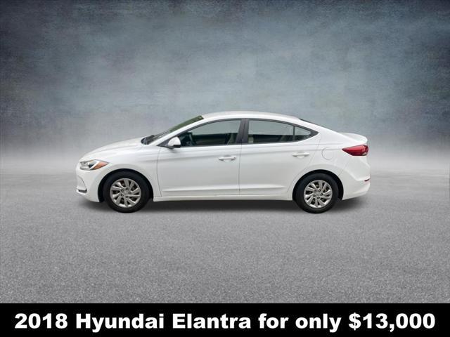 used 2018 Hyundai Elantra car, priced at $13,000