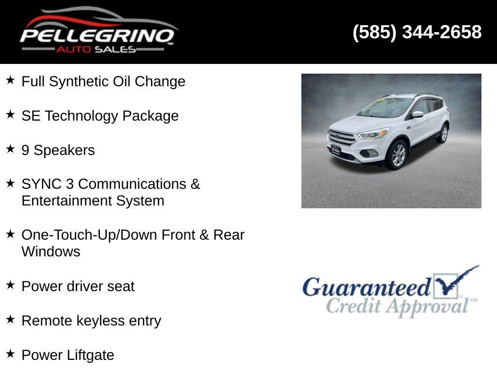 used 2017 Ford Escape car, priced at $12,800