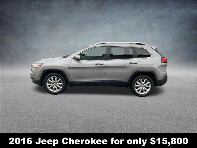 used 2016 Jeep Cherokee car, priced at $15,800