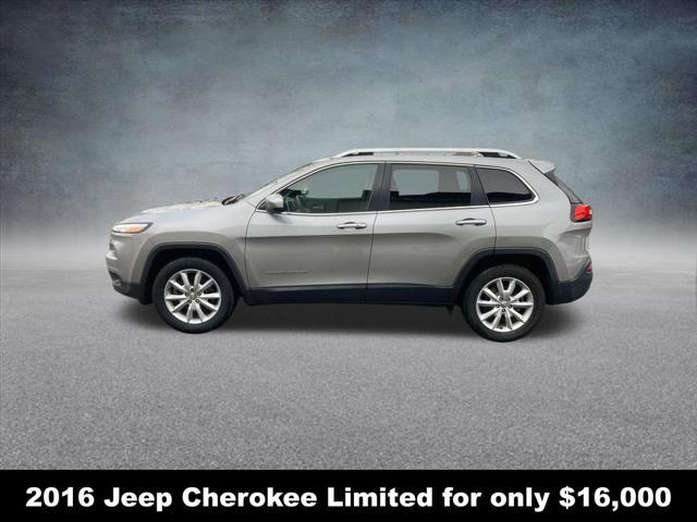 used 2016 Jeep Cherokee car, priced at $16,000