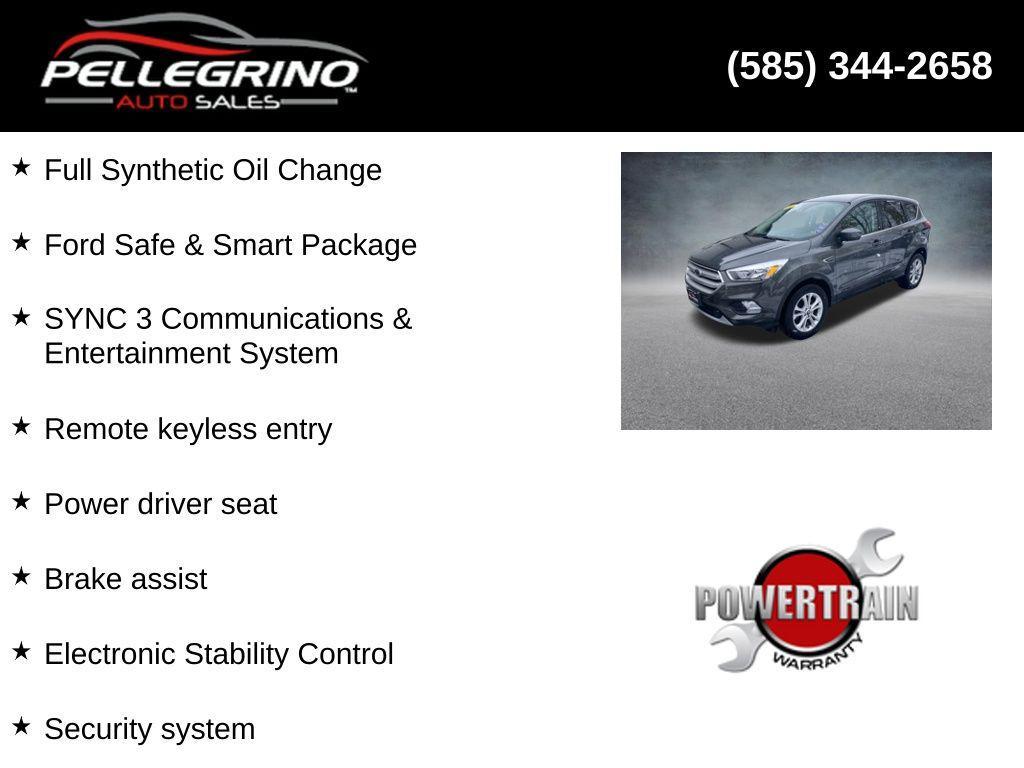 used 2019 Ford Escape car, priced at $15,800