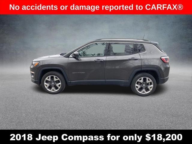used 2018 Jeep Compass car, priced at $18,200