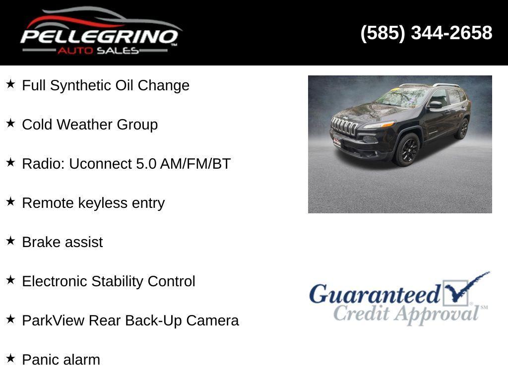 used 2015 Jeep Cherokee car, priced at $12,700