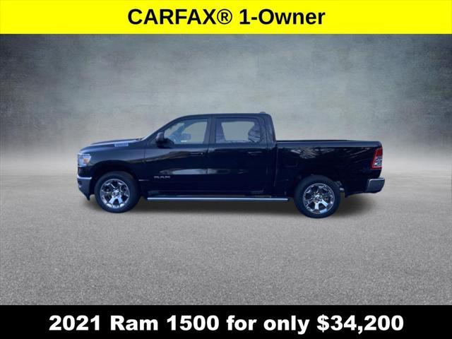 used 2021 Ram 1500 car, priced at $34,200