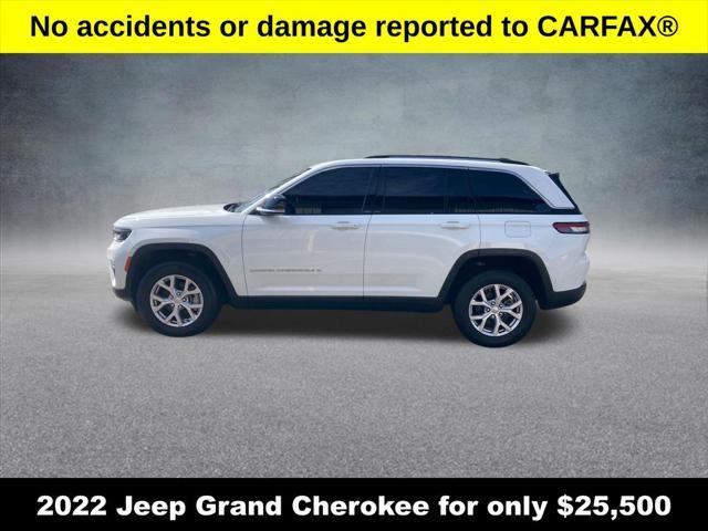 used 2022 Jeep Grand Cherokee car, priced at $25,500