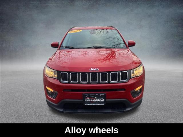 used 2021 Jeep Compass car, priced at $21,000