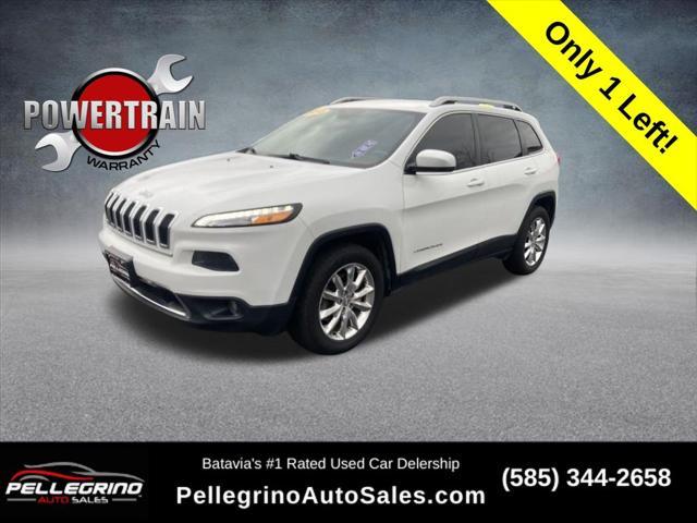 used 2015 Jeep Cherokee car, priced at $13,300