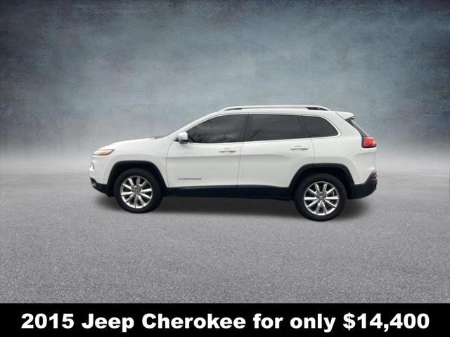 used 2015 Jeep Cherokee car, priced at $14,400