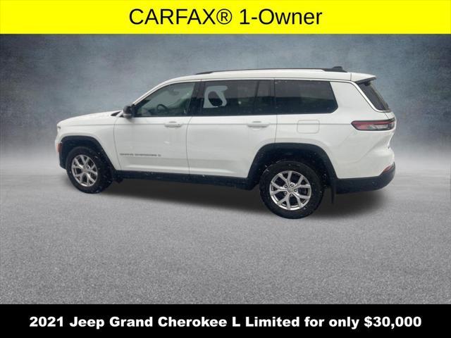 used 2021 Jeep Grand Cherokee L car, priced at $30,000