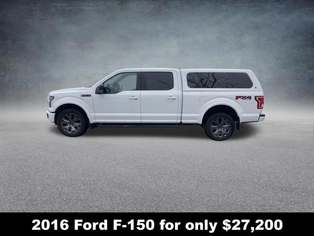 used 2016 Ford F-150 car, priced at $27,200