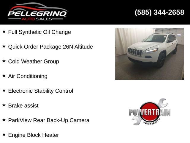 used 2016 Jeep Cherokee car, priced at $16,000