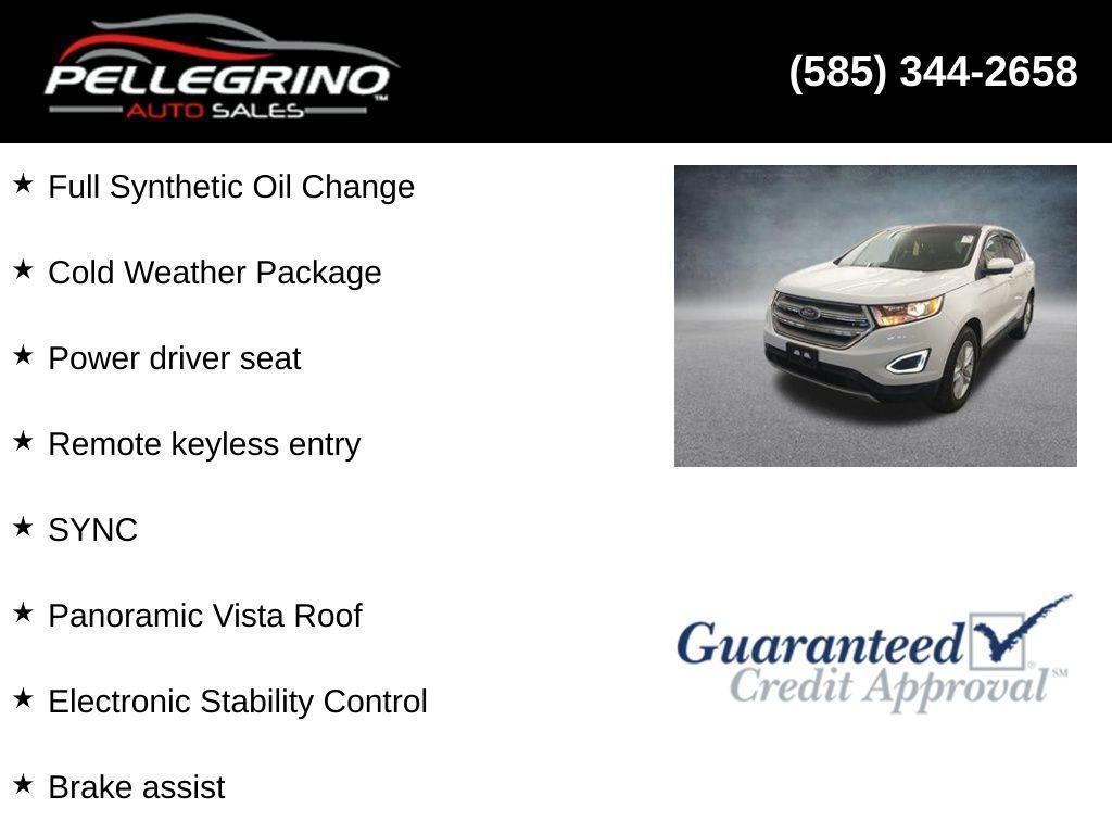 used 2017 Ford Edge car, priced at $15,000