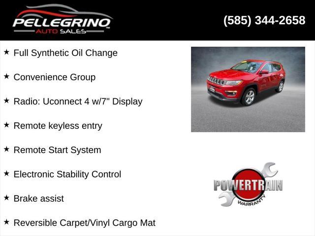 used 2021 Jeep Compass car, priced at $20,000