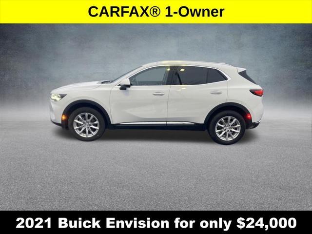 used 2021 Buick Envision car, priced at $24,000