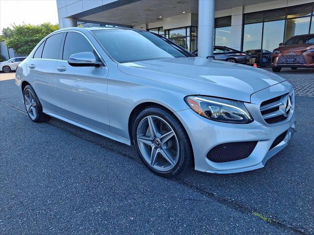 used 2018 Mercedes-Benz C-Class car, priced at $18,682