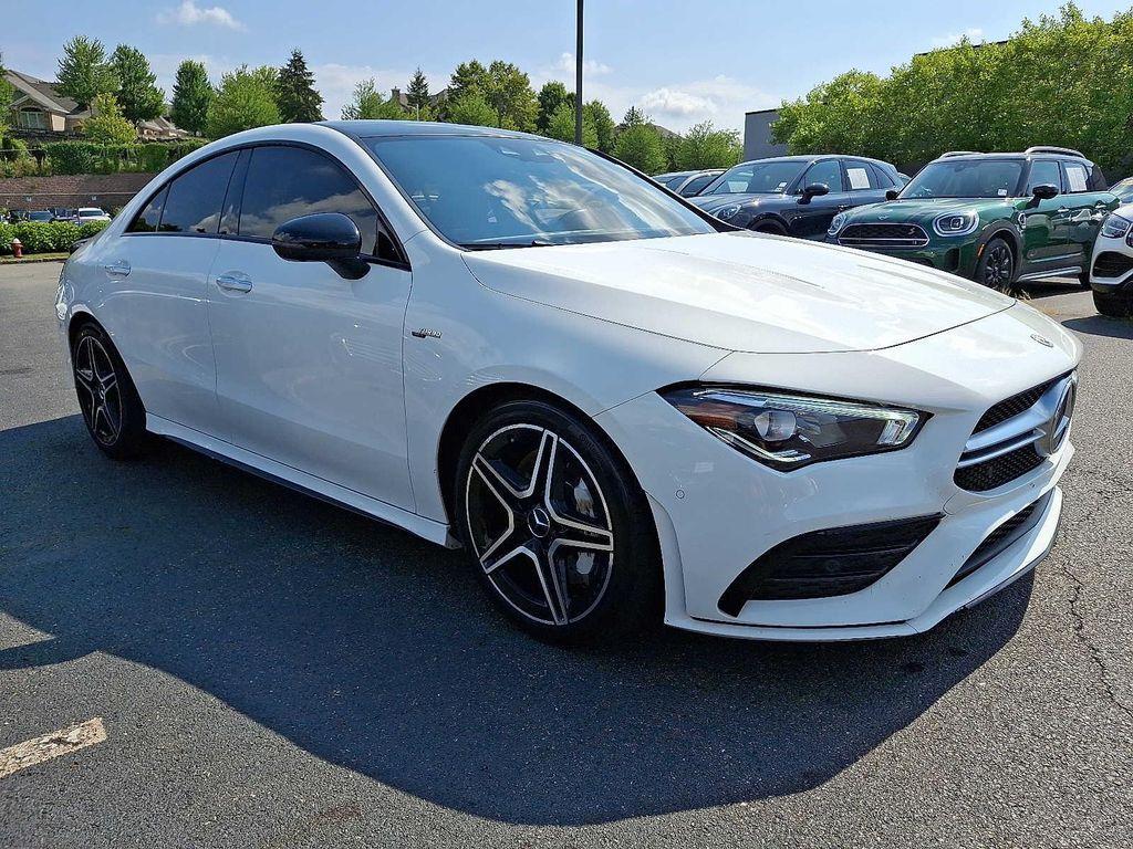 used 2022 Mercedes-Benz AMG CLA 35 car, priced at $28,393